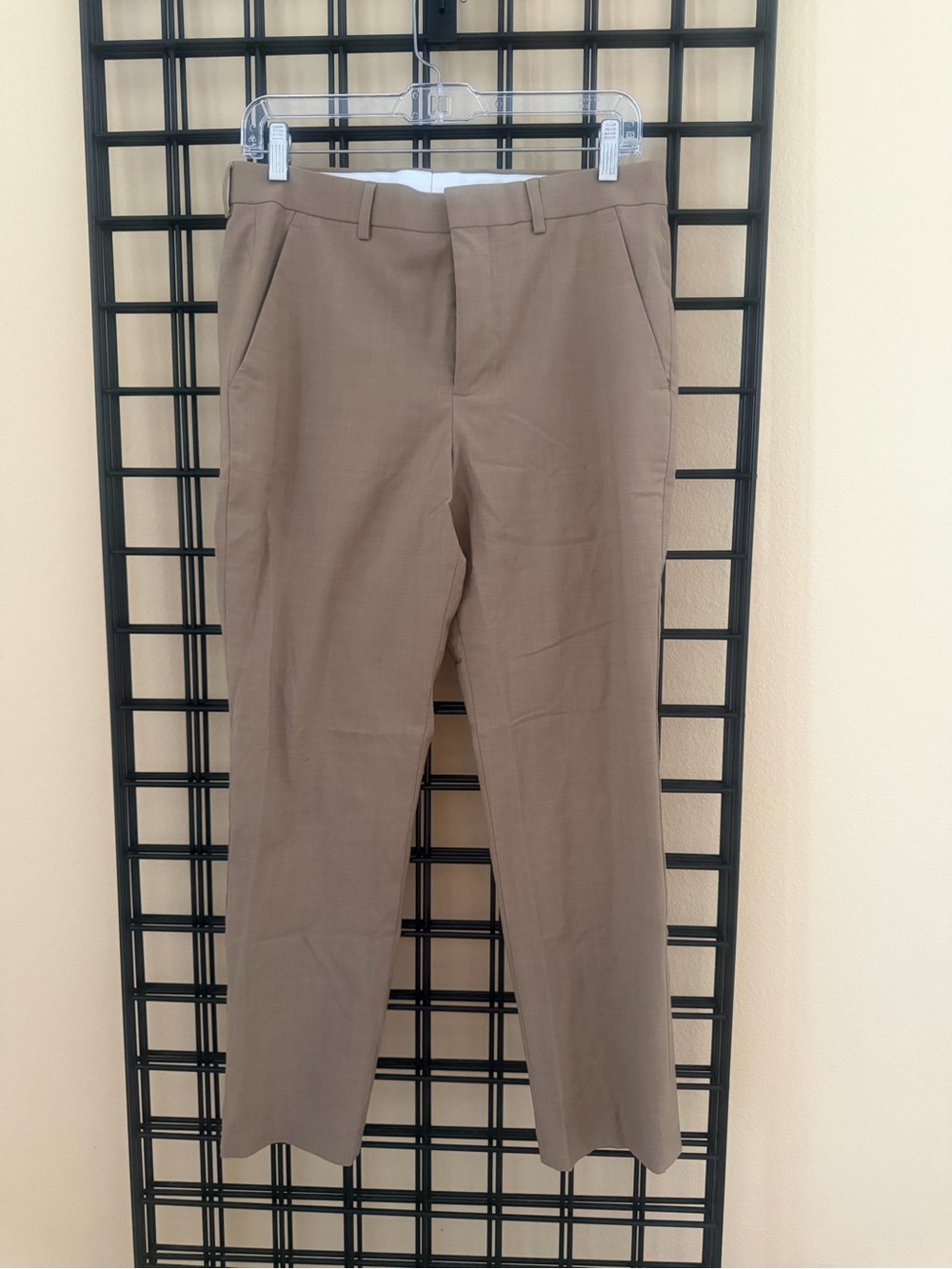 Express Men's Slim Chinos in Taupe Conscious Edit